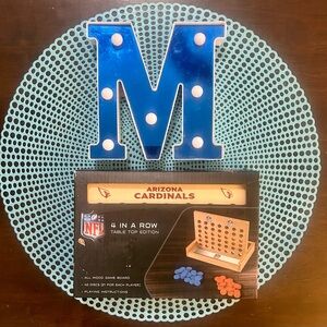 NFL Arizona Cardinals 4 in a Row Game - Black and Red